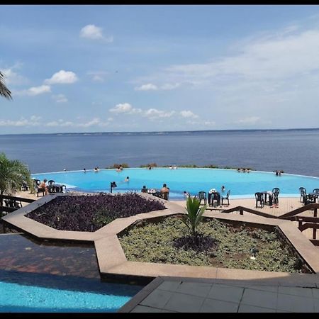 Flat No Condominio Do Edificio Tropical Executive E Residence Com Vista Para O Rio Manaus Exterior foto