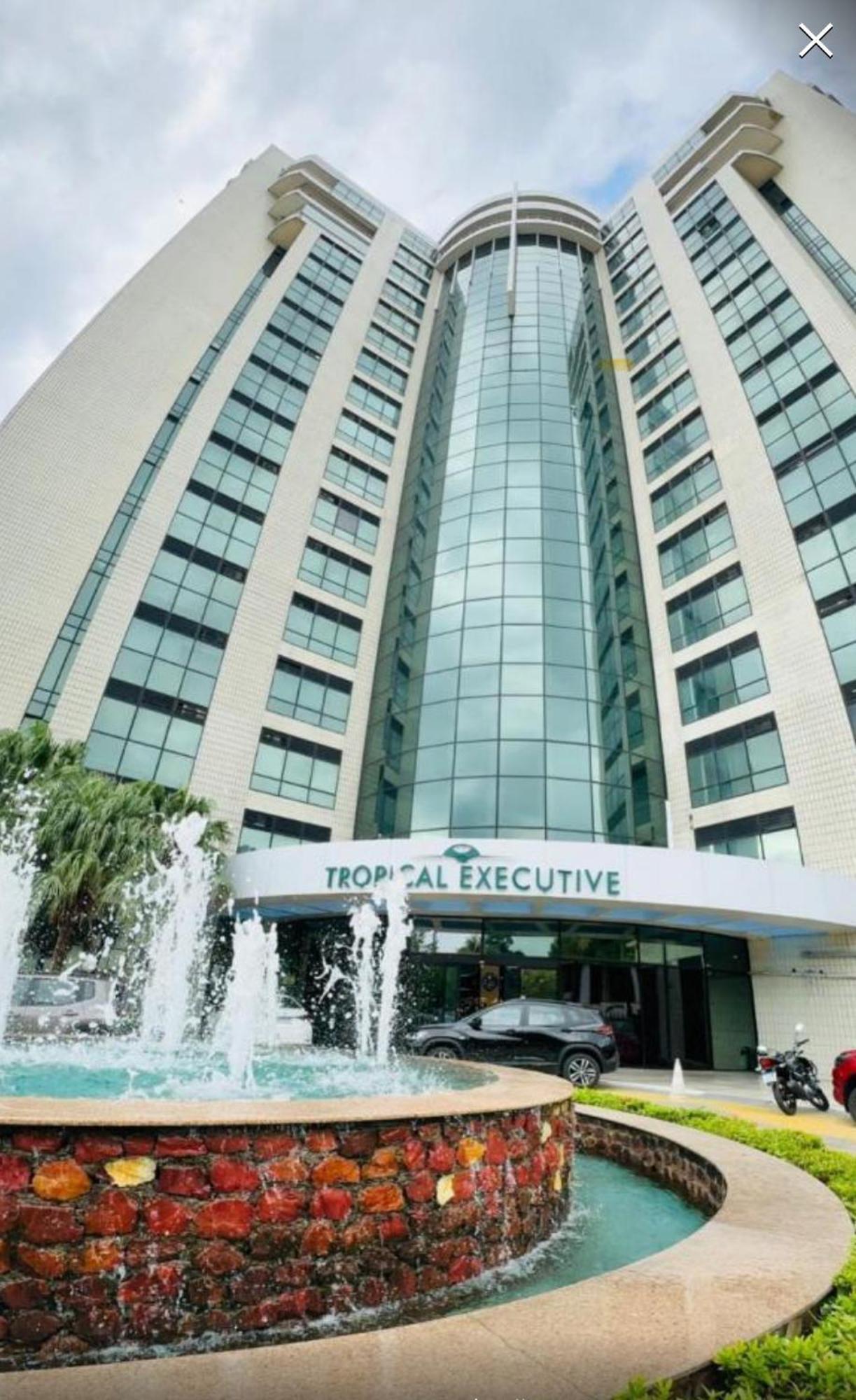 Flat No Condominio Do Edificio Tropical Executive E Residence Com Vista Para O Rio Manaus Exterior foto